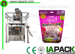 Машина для упаковки пакетов для конфет Candy Premade Rotary Preformed Fill Seal Bagging